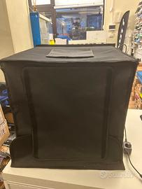 Cubo illuminato per foto oggetti
