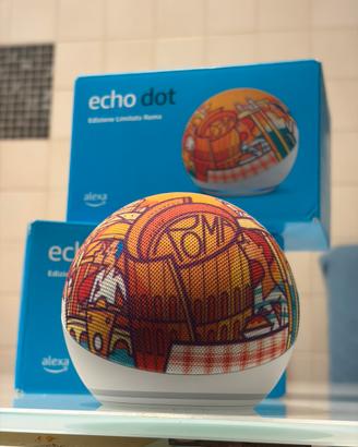 Amazon alexa echo dot, edizione limitata Roma