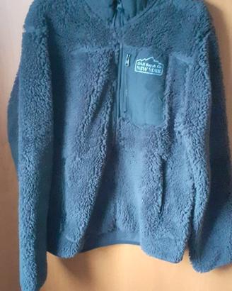 Maglione blu (effetto peluche) Taglia L