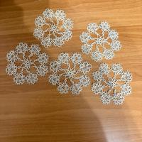 Sottobicchieri a chiacchierino fatti a mano