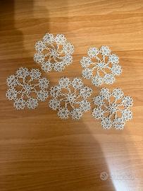 Sottobicchieri a chiacchierino fatti a mano