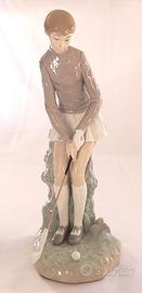 Statuina Lladró Lady Golfer Vintage 1973