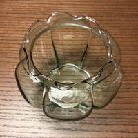 Vaso rotondo ornamentale in vetro