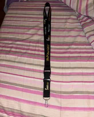 Un PORTACHIAVI DA COLLO/PORTA BADGE NUOVO”GREEN HO