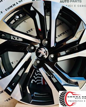 4 CERCHI IN LEGA ORIGINALI RAGGIO 17 PEUGEOT 2008