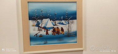 Quadri naif dipinto a mano