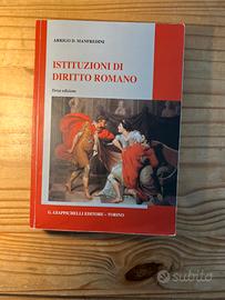 Istituzioni Diritto Romano Manfredini Giappichelli