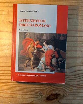 Istituzioni Diritto Romano Manfredini Giappichelli