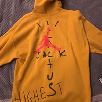 Felpa Travis Scott Jordan Cactus Jack Highest oro