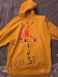 Felpa Travis Scott Jordan Cactus Jack Highest oro