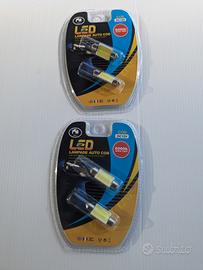 2x Lampade LED Auto COB 6000K Festoon - Bianche 