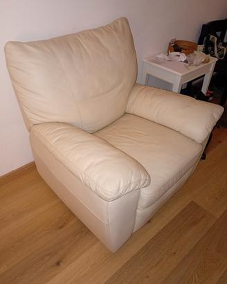 Poltrona ecopelle reclinabile 