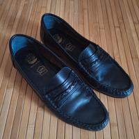 Mocassini neri "Penny Loafer" - Uomo - Vera Pelle