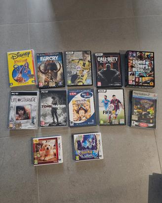 videogiochi pc, playstation 2, nintendo 3ds