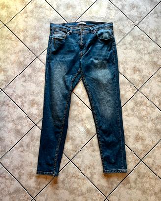 Denim Jeans Regular Blu Zara Eur44 Us34 Uomo