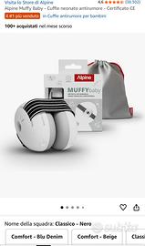 Cuffie antirumore bimbi