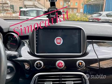 Car Tablet Android 9" Fiat 500X 2014-2021 CarPlay