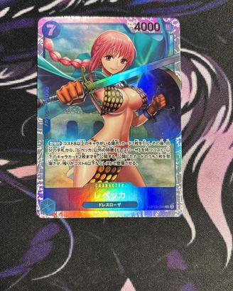 One Piece Card Rebecca OP10-058 SR AA Alternate Ar