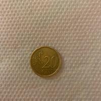 Moneta spagnola da 20 centesimi del 1999
