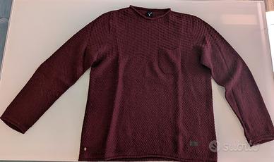 Maglione borgogna V2 usato taglia L