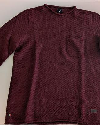 Maglione borgogna V2 usato taglia L