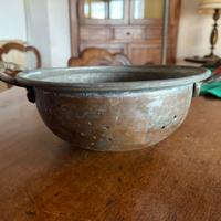 Antico colapasta in rame