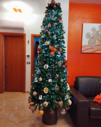 Albero Di Natale Slim 240 Cm - senza addobbi