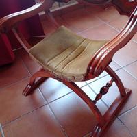 Sedia Savonarola Vintage