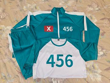 Costume tuta serie squid game carnevale M L nuovo