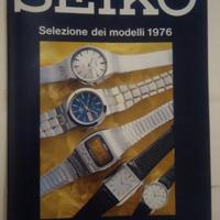 CATALOGO OROLOGI SEIKO ANNI 70 RISTAMPA