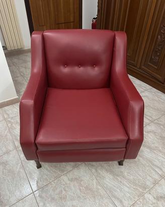 Poltrone in Pelle Vintage