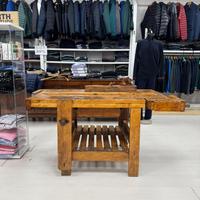 tavolo falegname restaurato primi del Novecento