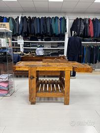 tavolo falegname restaurato primi del Novecento