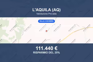 Immobile in asta di 201 m² con box auto a L'Aquila