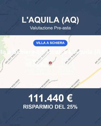 Immobile in asta di 201 m² con box auto a L'Aquila