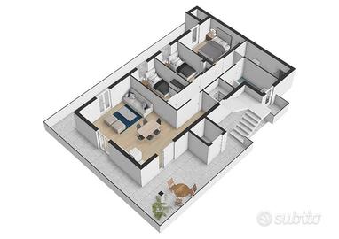 Nuovo attico con ascensore