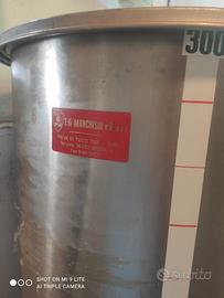 Botti acciaio inox 18/10 da 300 litri per olio
