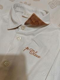 alviero martini/ prima classe/ camicia bianca 12 m