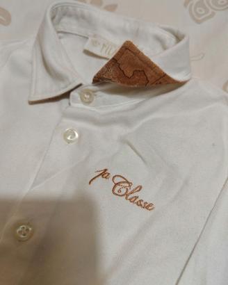 alviero martini/ prima classe/ camicia bianca 12 m