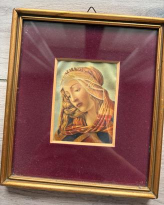 Stampa incorniaciata del Dettaglio della Madonna