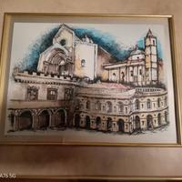Quadro dipinto a mano.. lastra laminata in argento