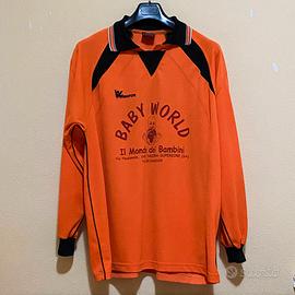 Macron Maglia Manica Lunga Sportiva Arancione Nero