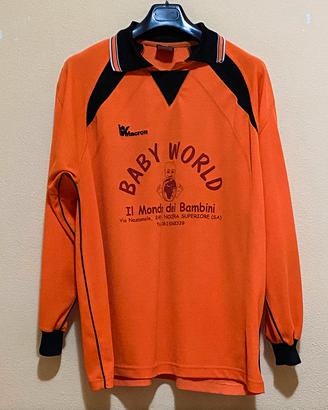 Macron Maglia Manica Lunga Sportiva Arancione Nero