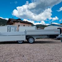 Carrello rimorchio auto doppio asse