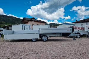 Carrello rimorchio auto doppio asse