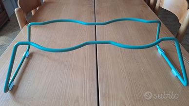 Portaciotole acciaio inox verde salvia