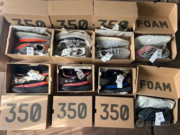 Yeezy Boost 350 V2 e Foam RNNR (nuove)