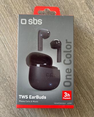 Cuffie Bluetooth SBS One Color TWS Auricolari