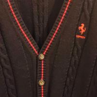Cardigan vintage uomo Ferrari originale collezioni