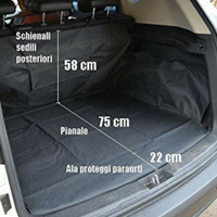 Telo Bagagliaio Auto Baule Portabagagli Cane